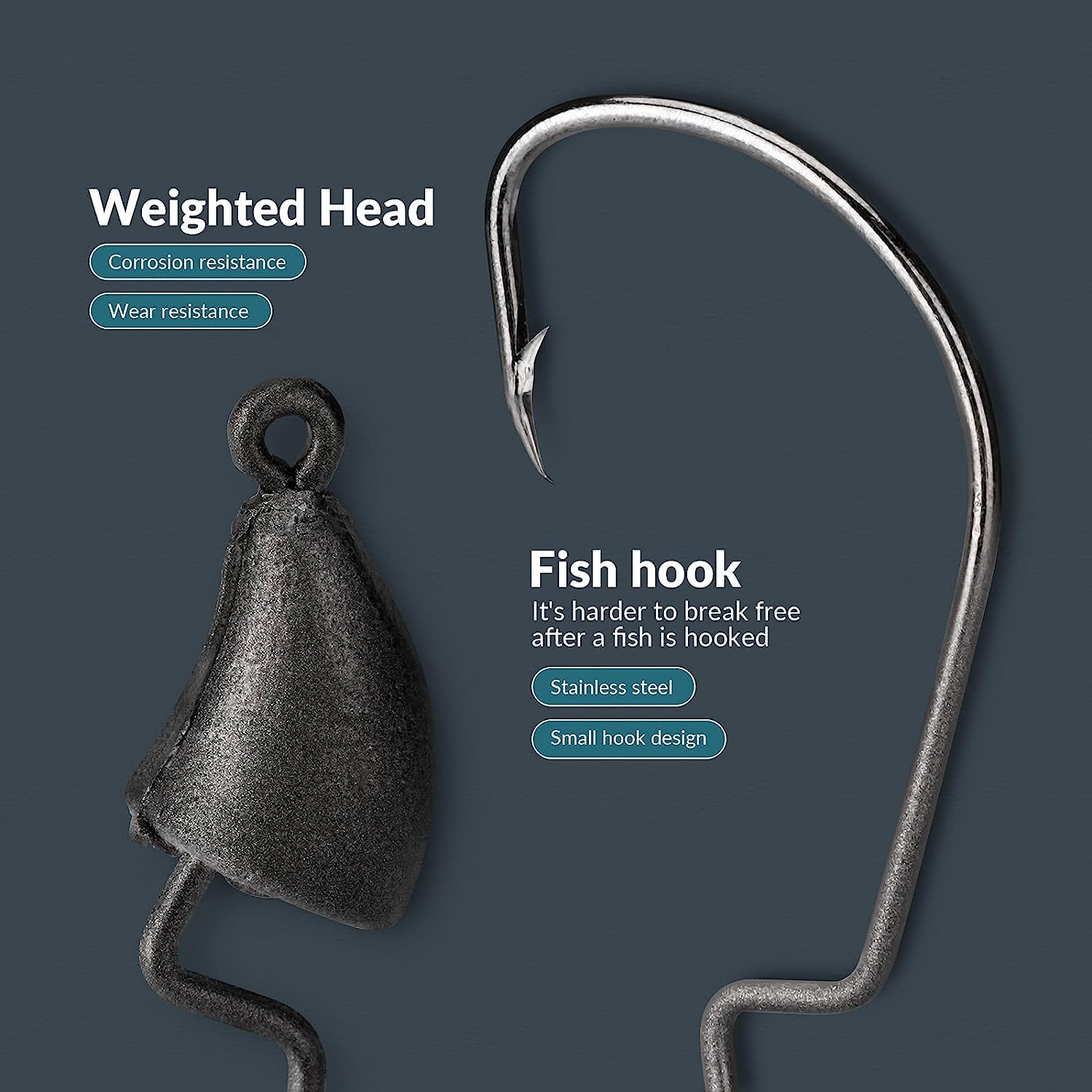 Jig Head Hook - Fides Fishing