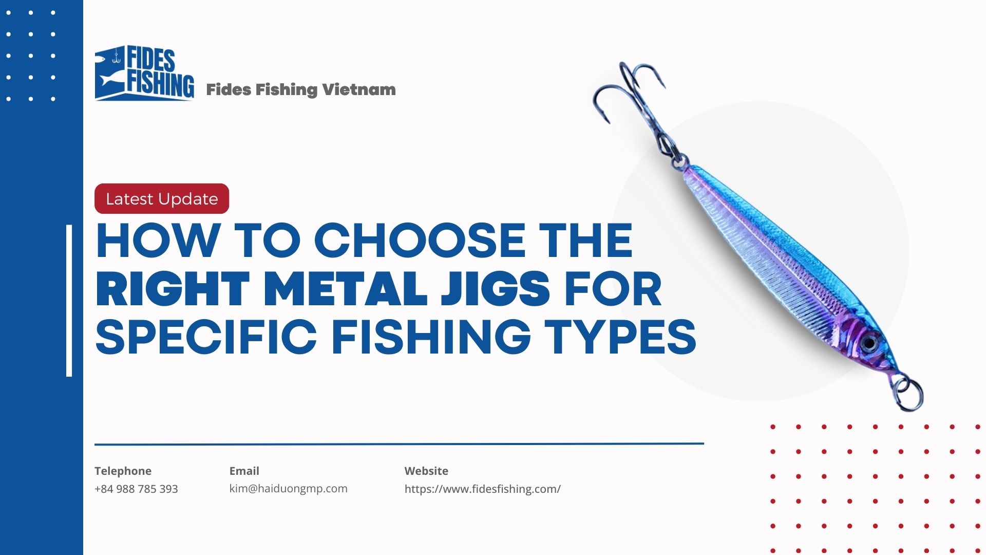 How to Choose the Right Metal Jigs for Specific Fishing Types